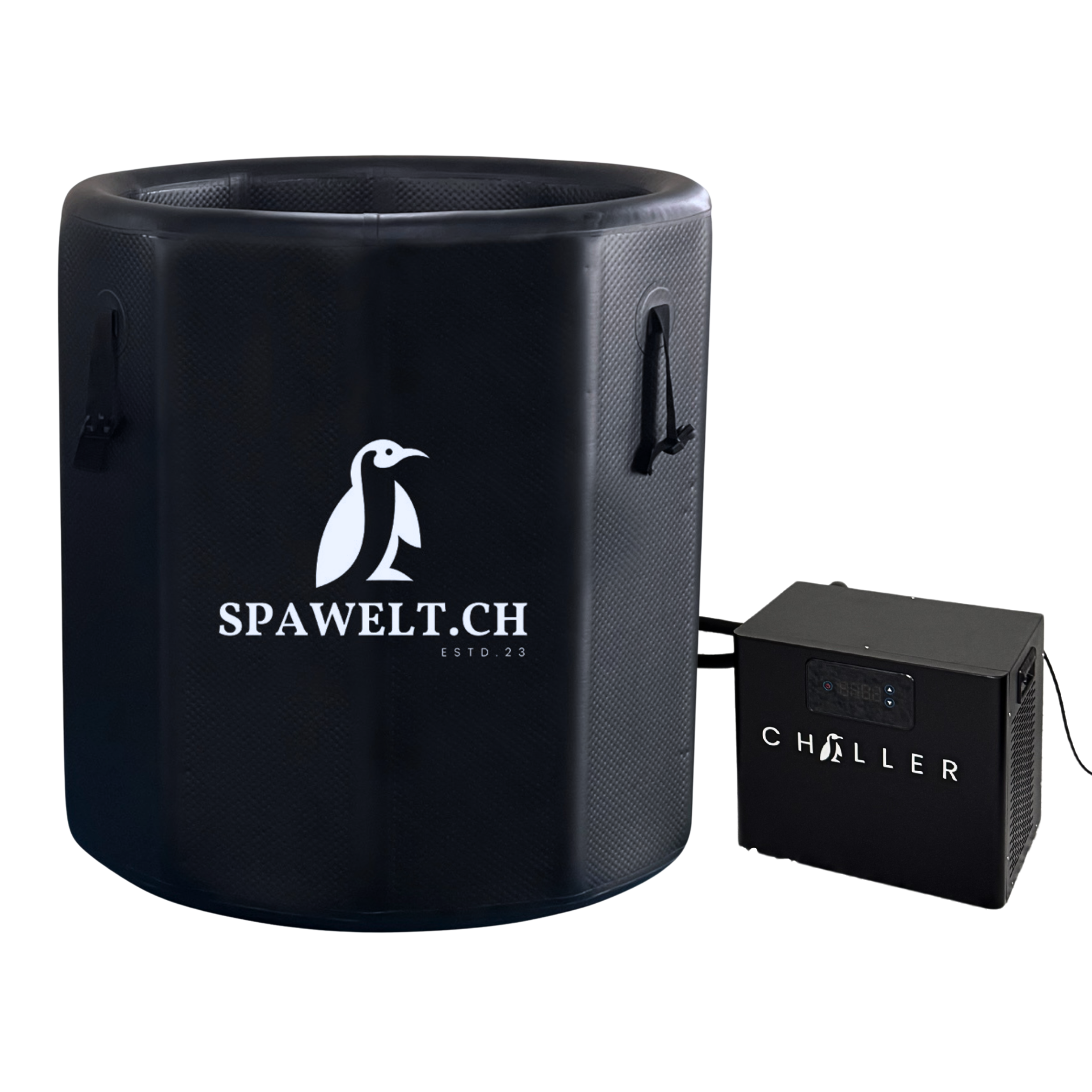 Ice Tub Pro 1 – Kompaktes Eisbad Komplettset 300 L, Outdoor Cold Plunge, mit Kühlgerät & Zubehör