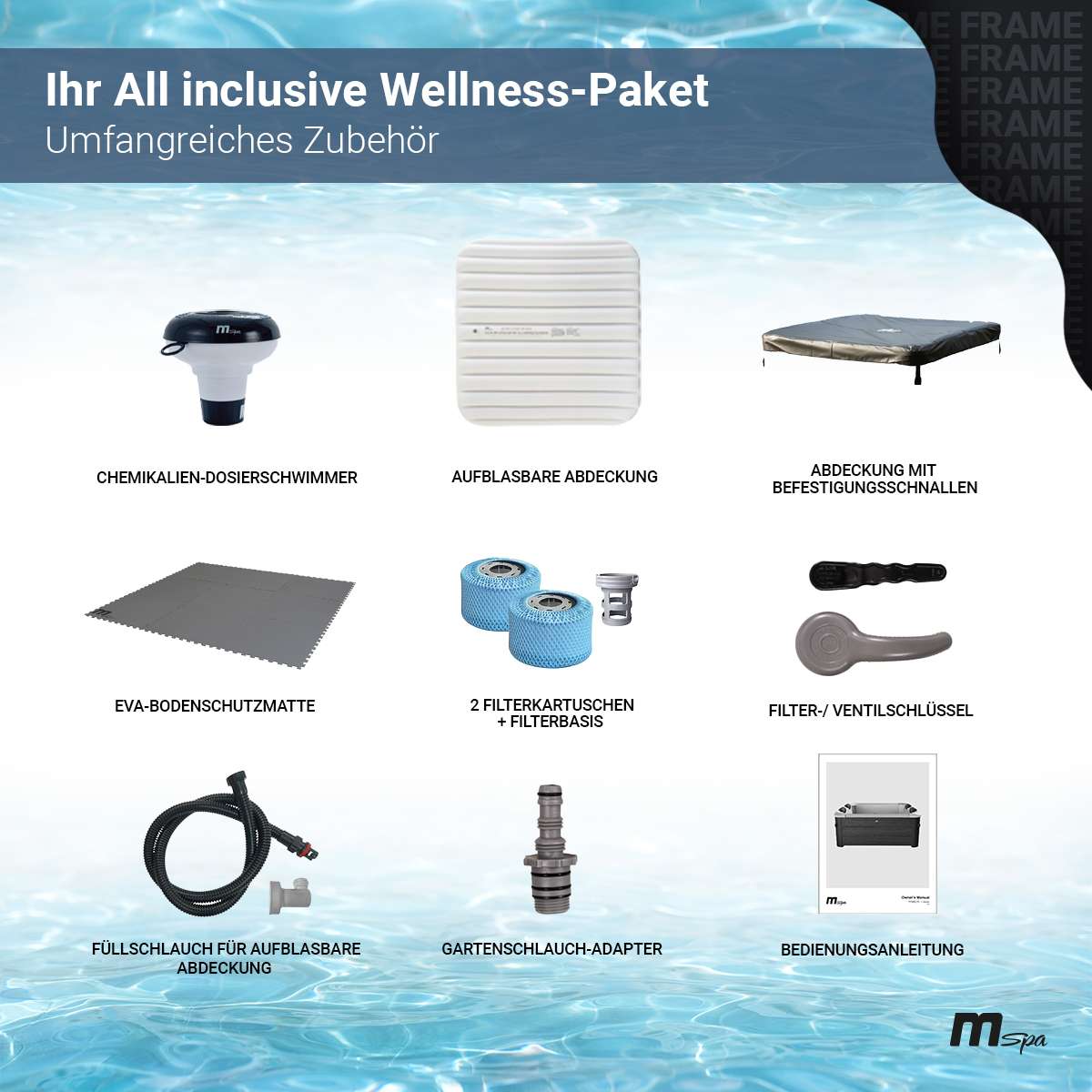 Mspa Whirlpool Tribeca App Steuerung 2025 160x160cm