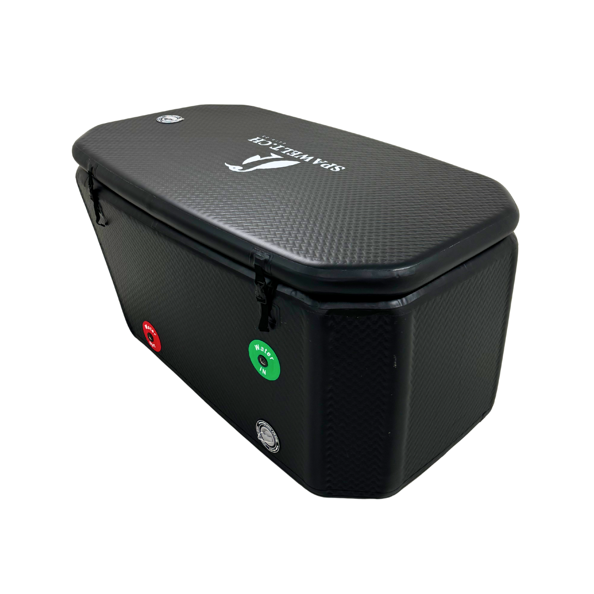 Ice Tub Pro 4 Wanne – XL Premium Eisbad-Becken 350 L, Outdoor Cold Plunge Tub, ohne Chiller