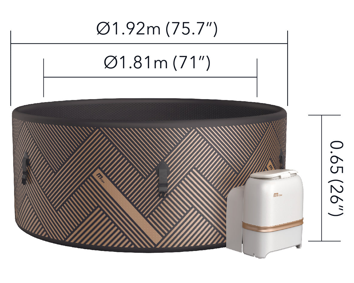 Mspa Whirlpool Mono Eco PLUS 2026 App Steuerung