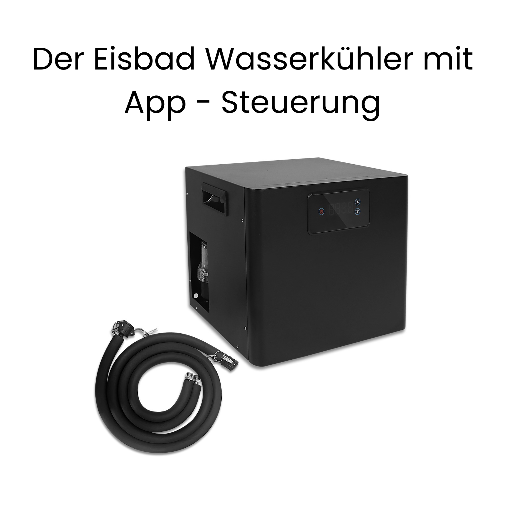 Ice Tub Pro 4 – Premium Eisbad Komplettset 350 L mit Hochleistungs-Chiller, Outdoor Cold Plunge & Zubehör