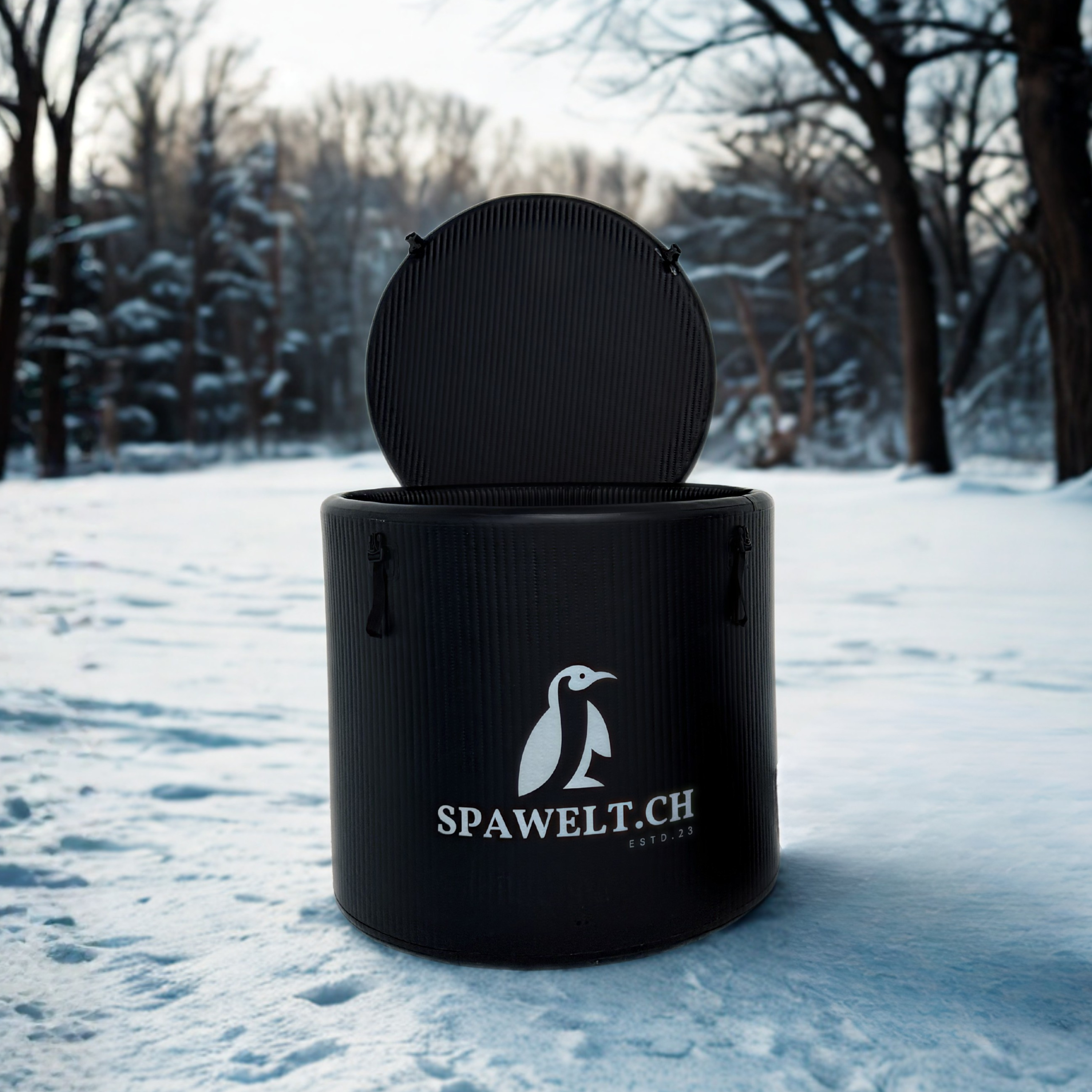 Ice Tub Pro 3 Wanne – Premium Eisbad-Becken 280 L, Outdoor Cold Plunge Tub, ohne Chiller