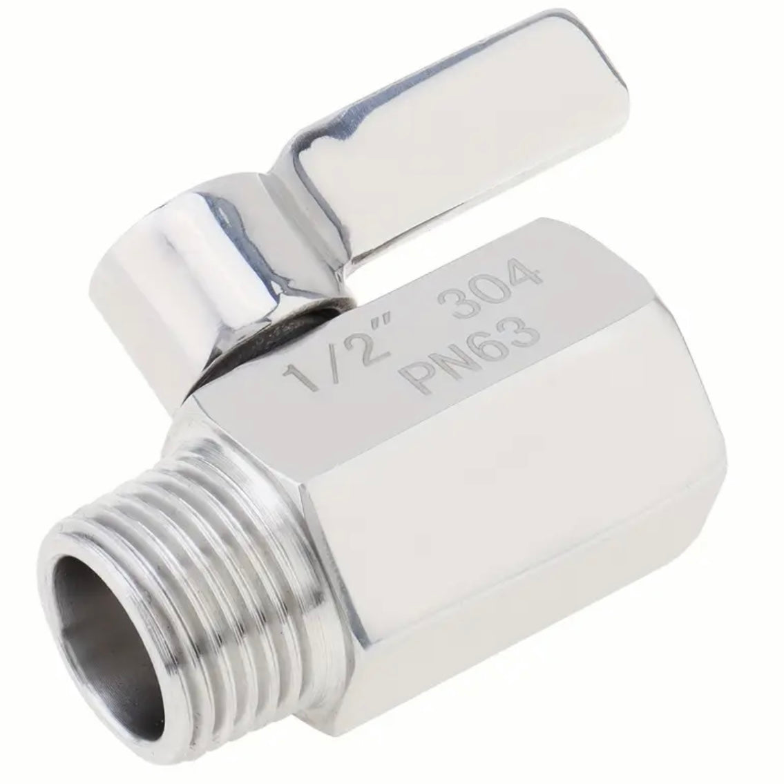 Edelstahl Hahn 1/2 Zoll für Eisbad