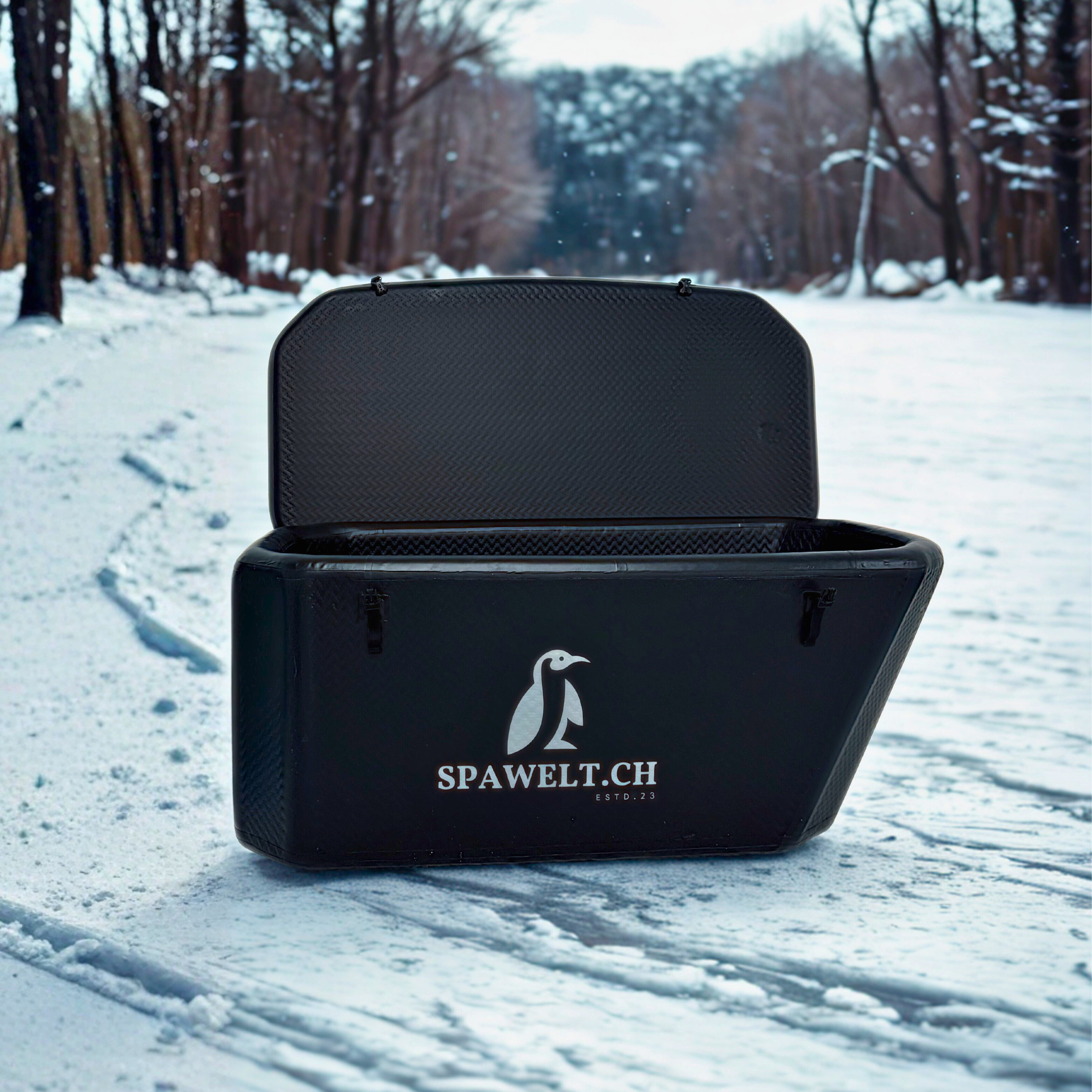 Ice Tub Pro 4 – Premium Eisbad Komplettset 350 L mit Hochleistungs-Chiller, Outdoor Cold Plunge & Zubehör