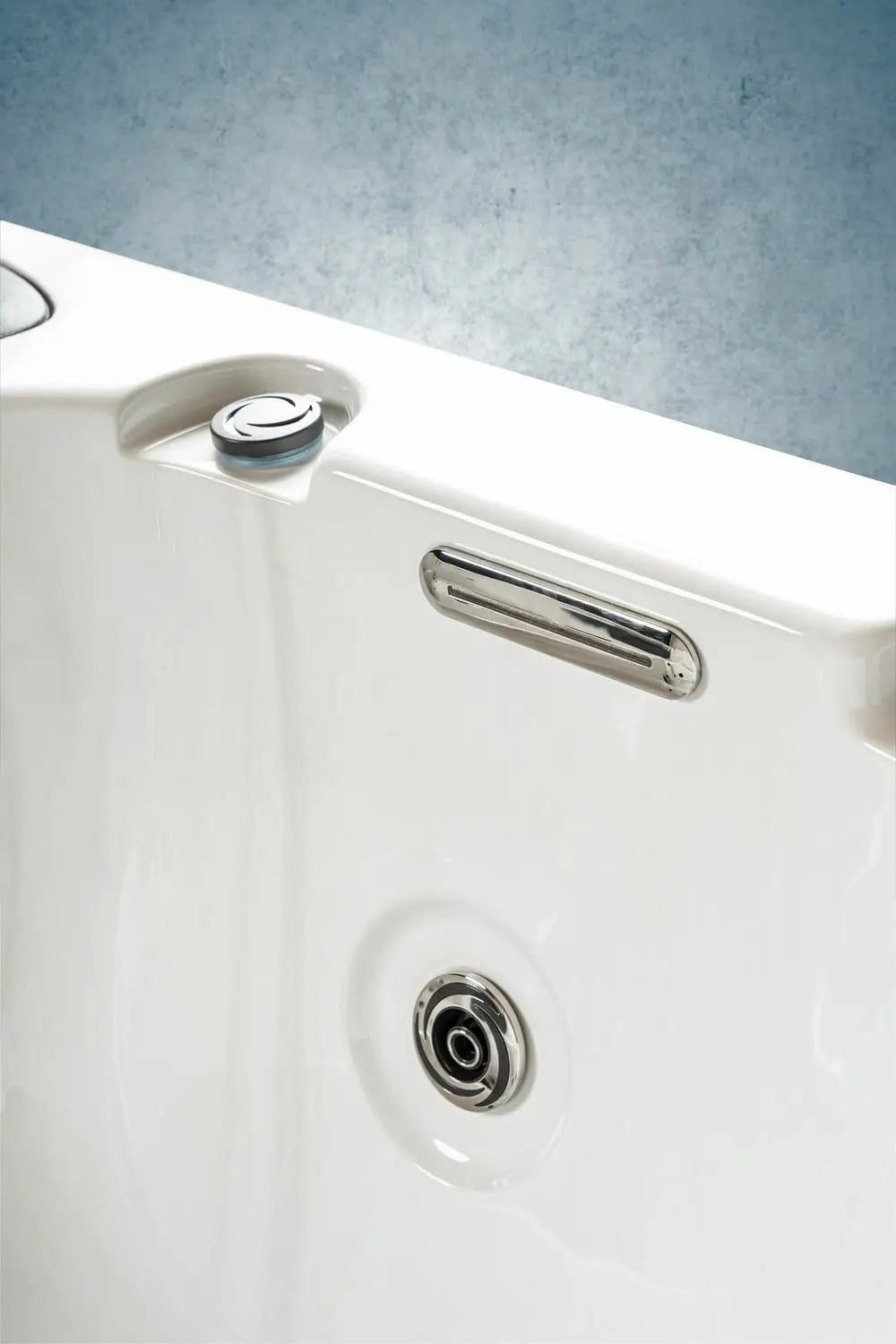 Outdoor Whirlpool, Jacuzzi, Hot Tub schwarz / weiss Roma USA