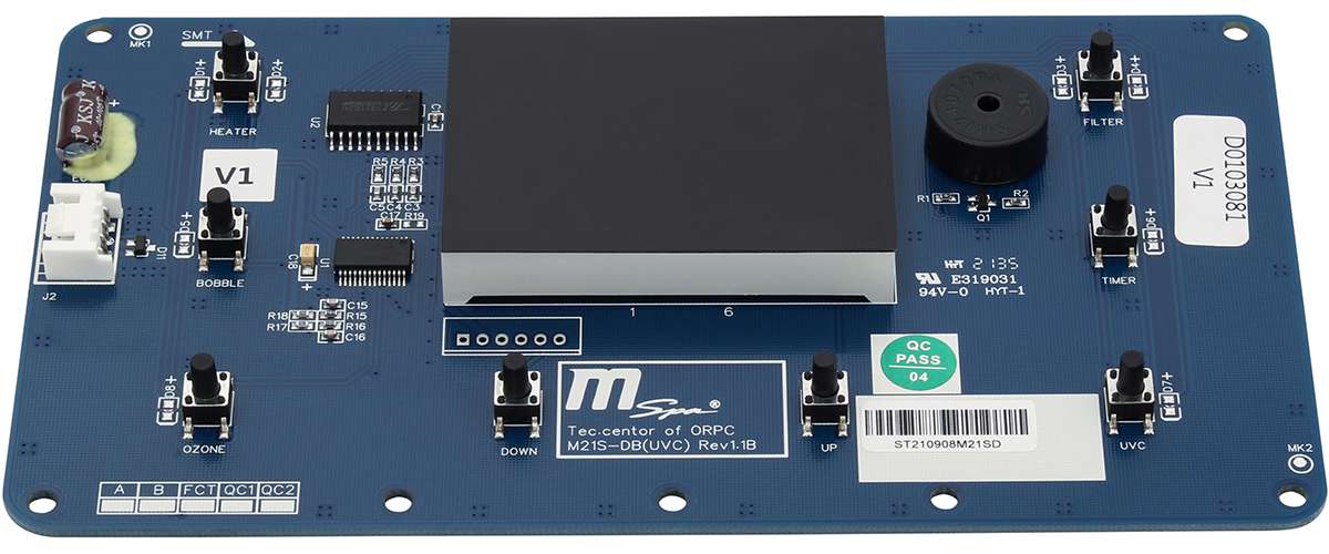 MSpa Mainboard Bedienelement B9301544 Frame Serie 2021-2022 UVC