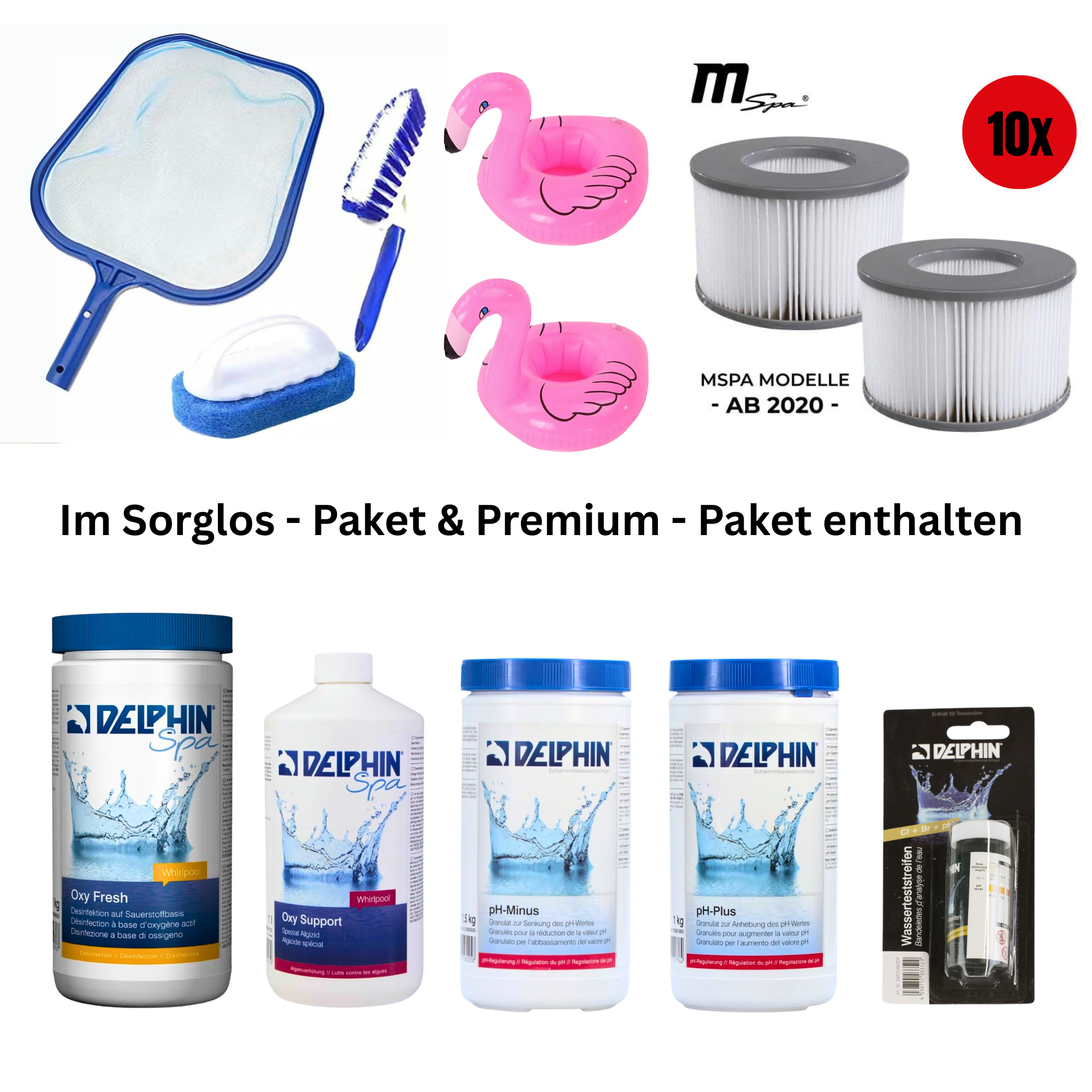 Mspa Whirlpool Aurora - aufblasbar mit LED Beleuchtung