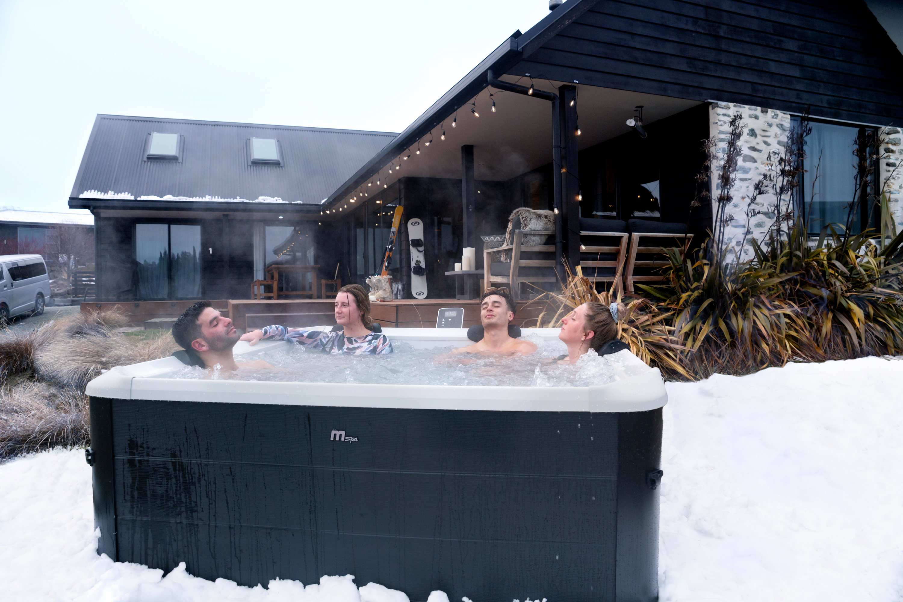 Mspa Whirlpool Oslo Aero PLUS XXL App Steuerung LED 2026 180x180cm