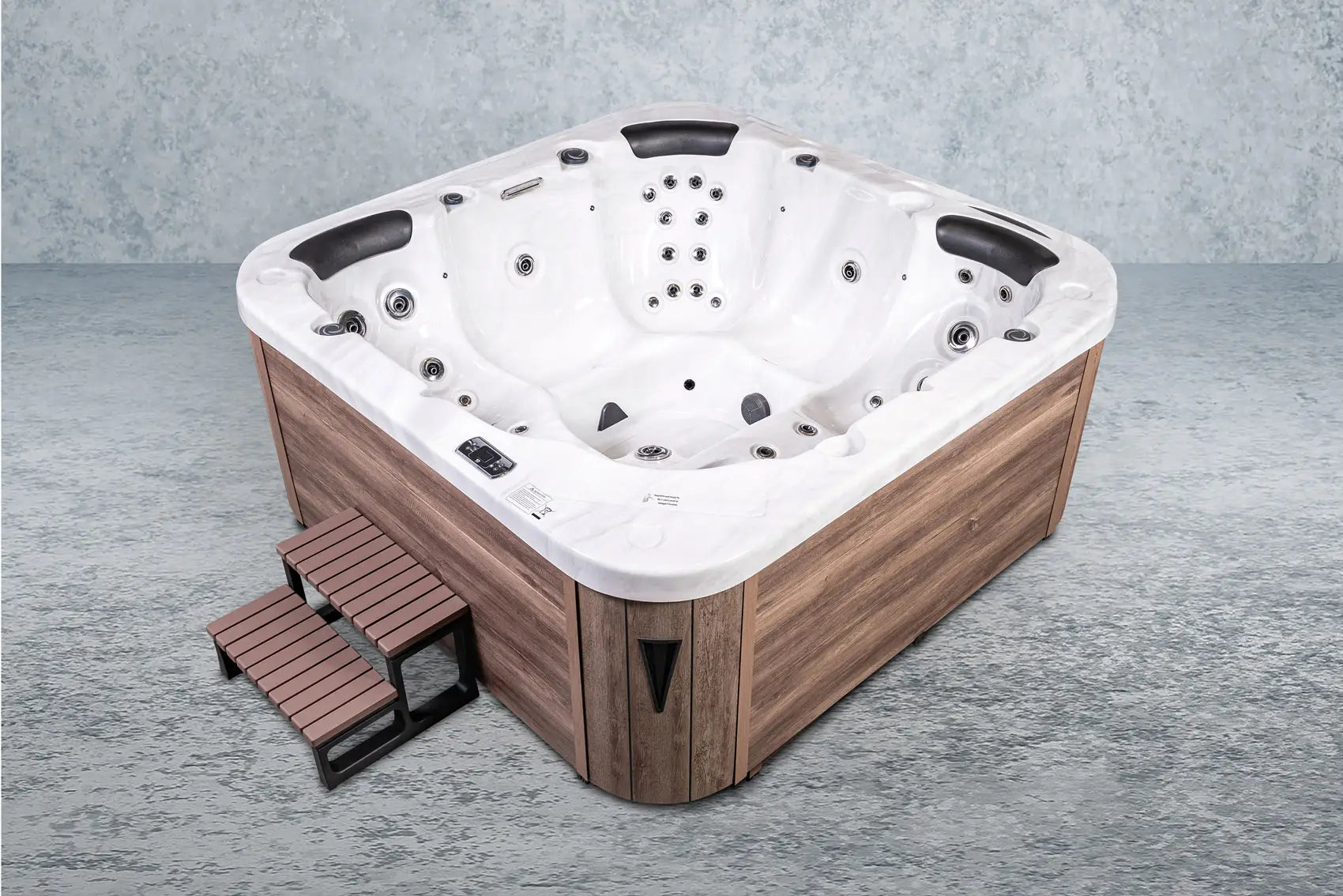 Outdoor Whirlpool, Jacuzzi, Hot Tub Holz / braun Modena USA