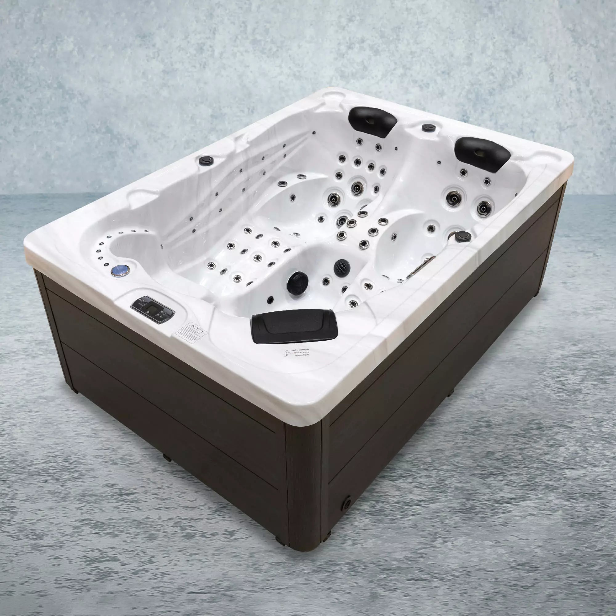 Outdoor Whirlpool, Jacuzzi schwarz/weiss Torina USA