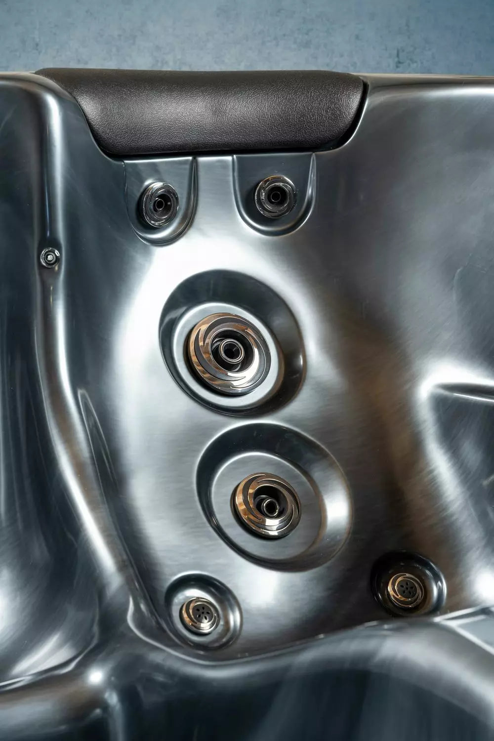 Outdoor Whirlpool, Jacuzzi, Hot Tub dunkel / schwarz Modena USA