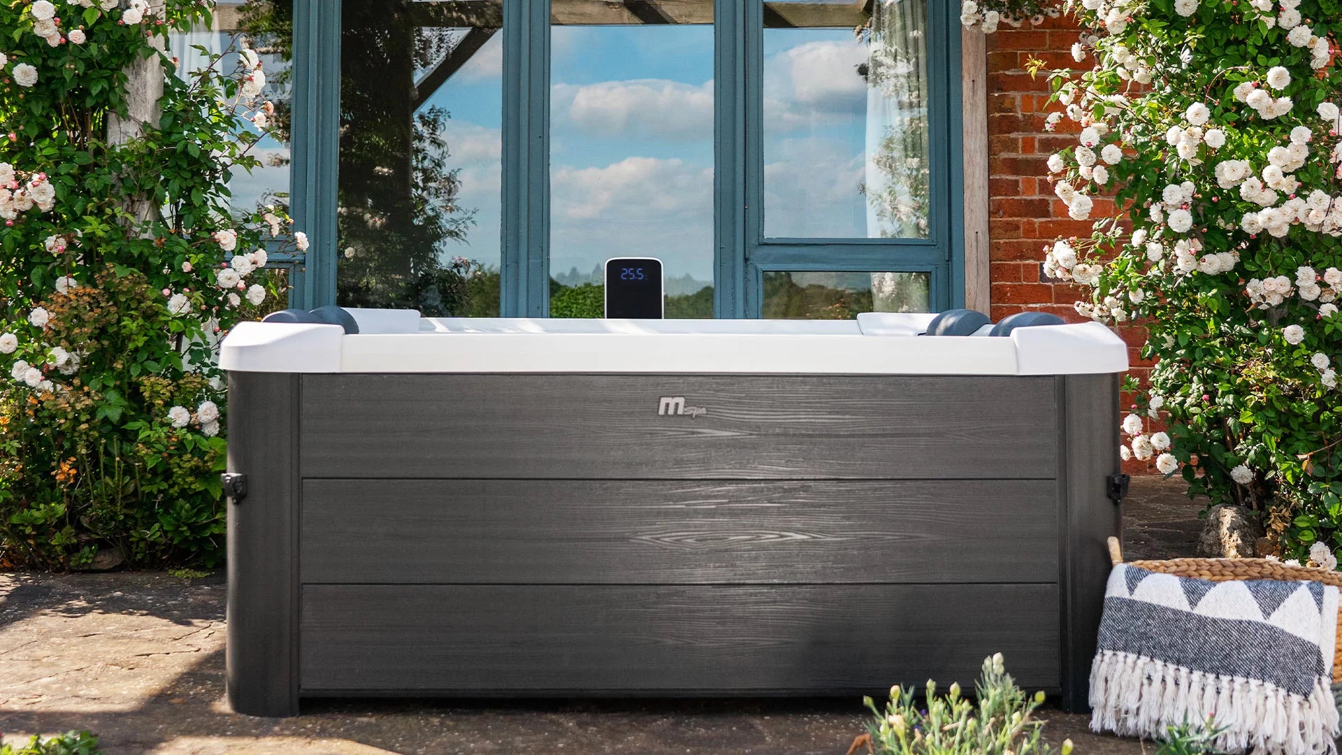 Mspa Whirlpool Oslo PLUS App Steuerung LED 2025 180x180cm