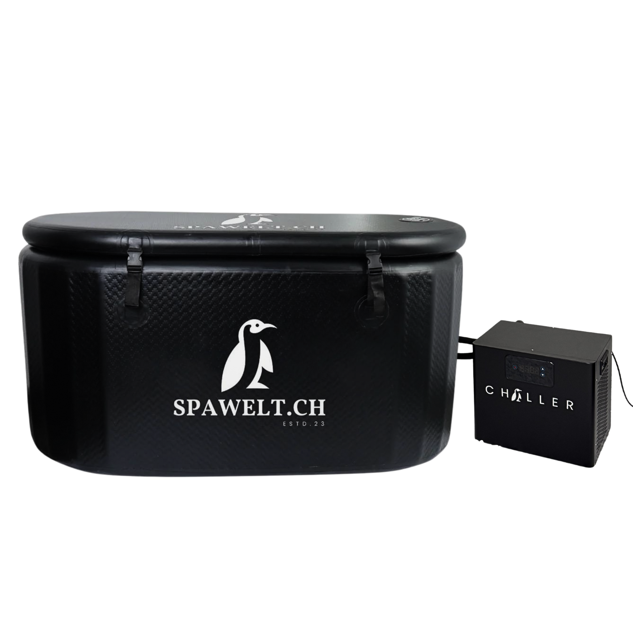 Ice Tub Pro 2 – Eisbad Komplettset 280 L, Cold Plunge Outdoor, mit Kühlgerät & Zubehör
