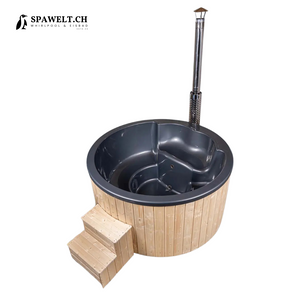 Hot Tub, Jacuzzi holzbefeuert Narvik 200x200cm