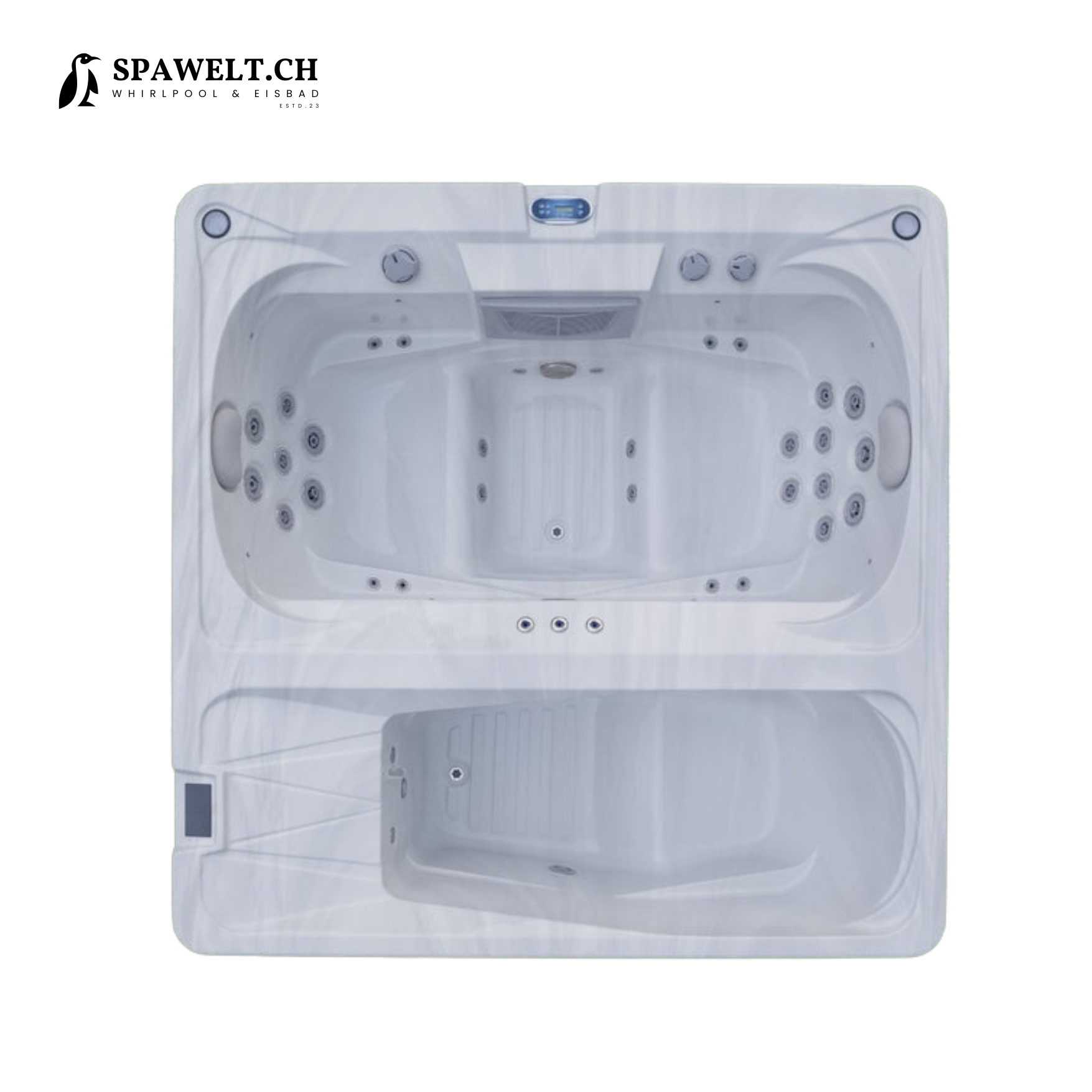 Whirlpool & Eisbad Dual Jacuzzi Neu 2025