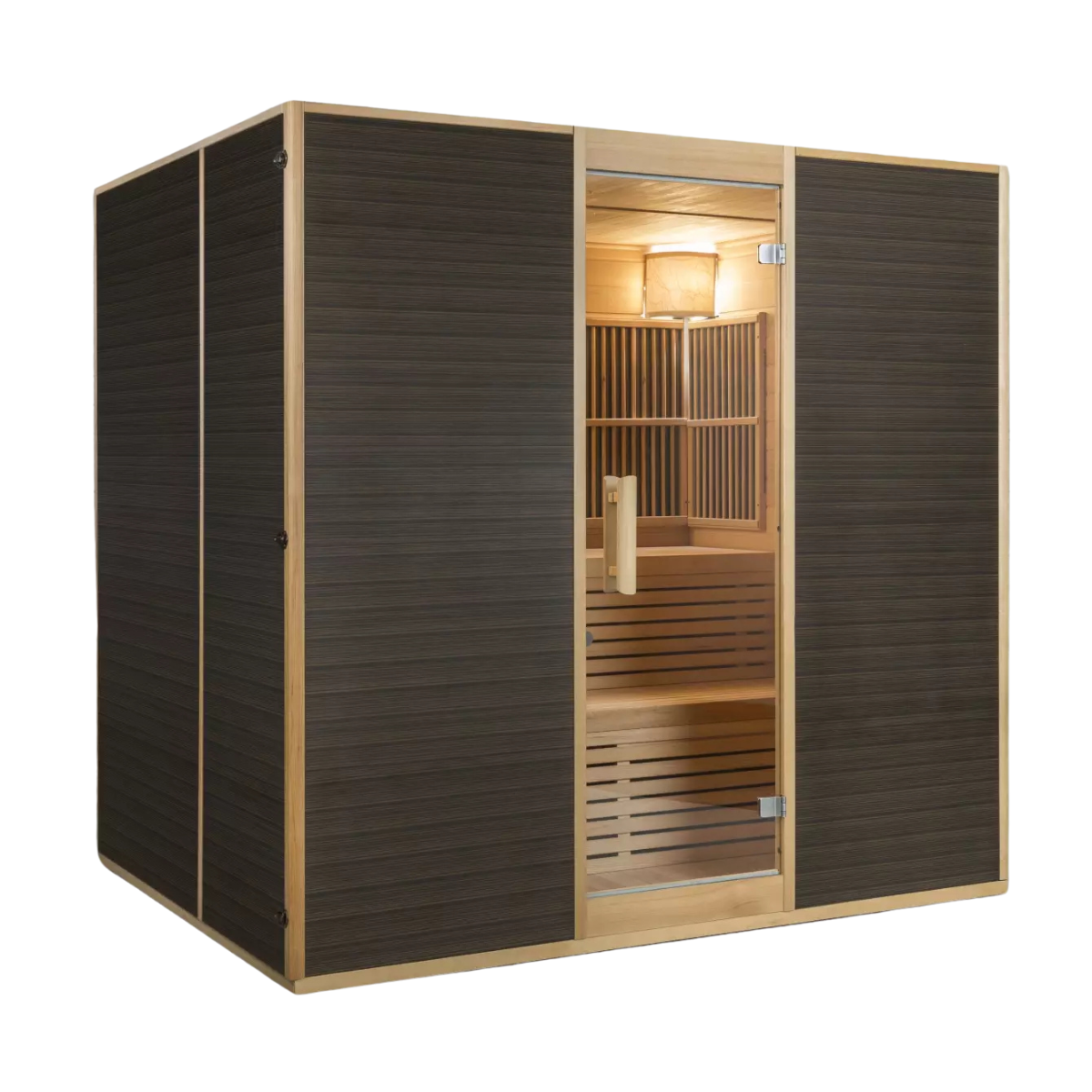 Infrarotsauna mit Ofen Helsinki 3