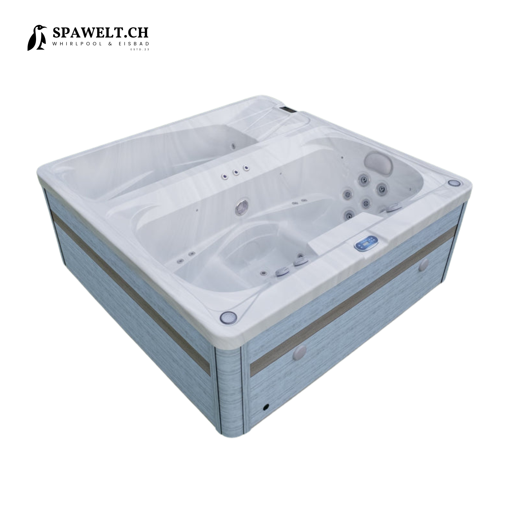 Whirlpool & Eisbad Dual Jacuzzi Neu 2025