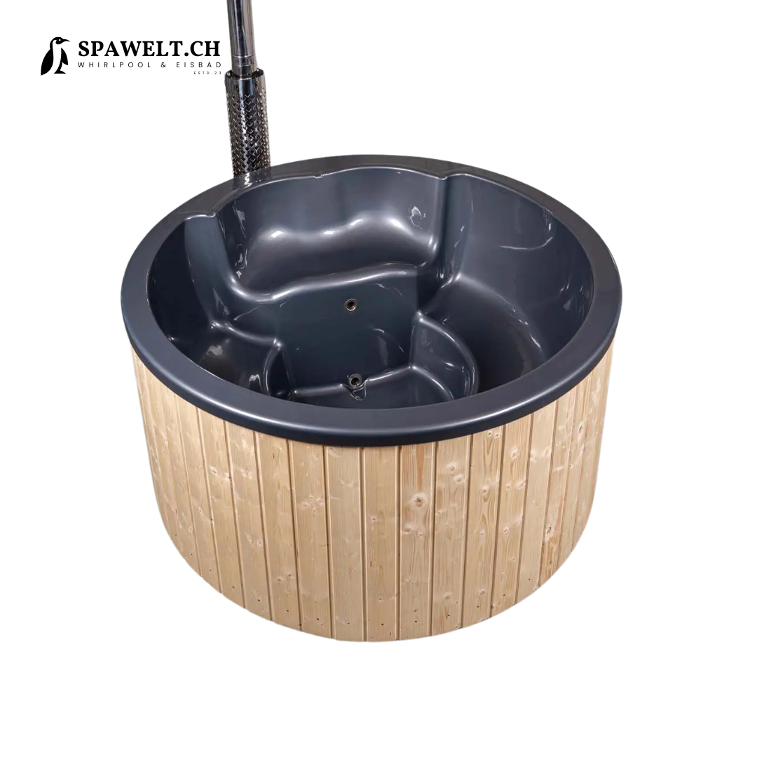 Hot Tub, Jacuzzi holzbefeuert Narvik 200x200cm