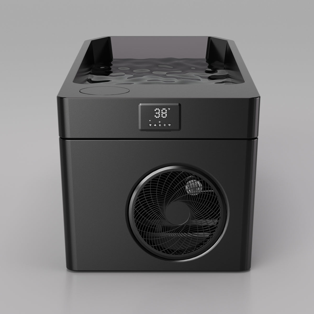 Ice Tub Athletic – Premium Eisbad, kommerzielles Eisbad in schwarz