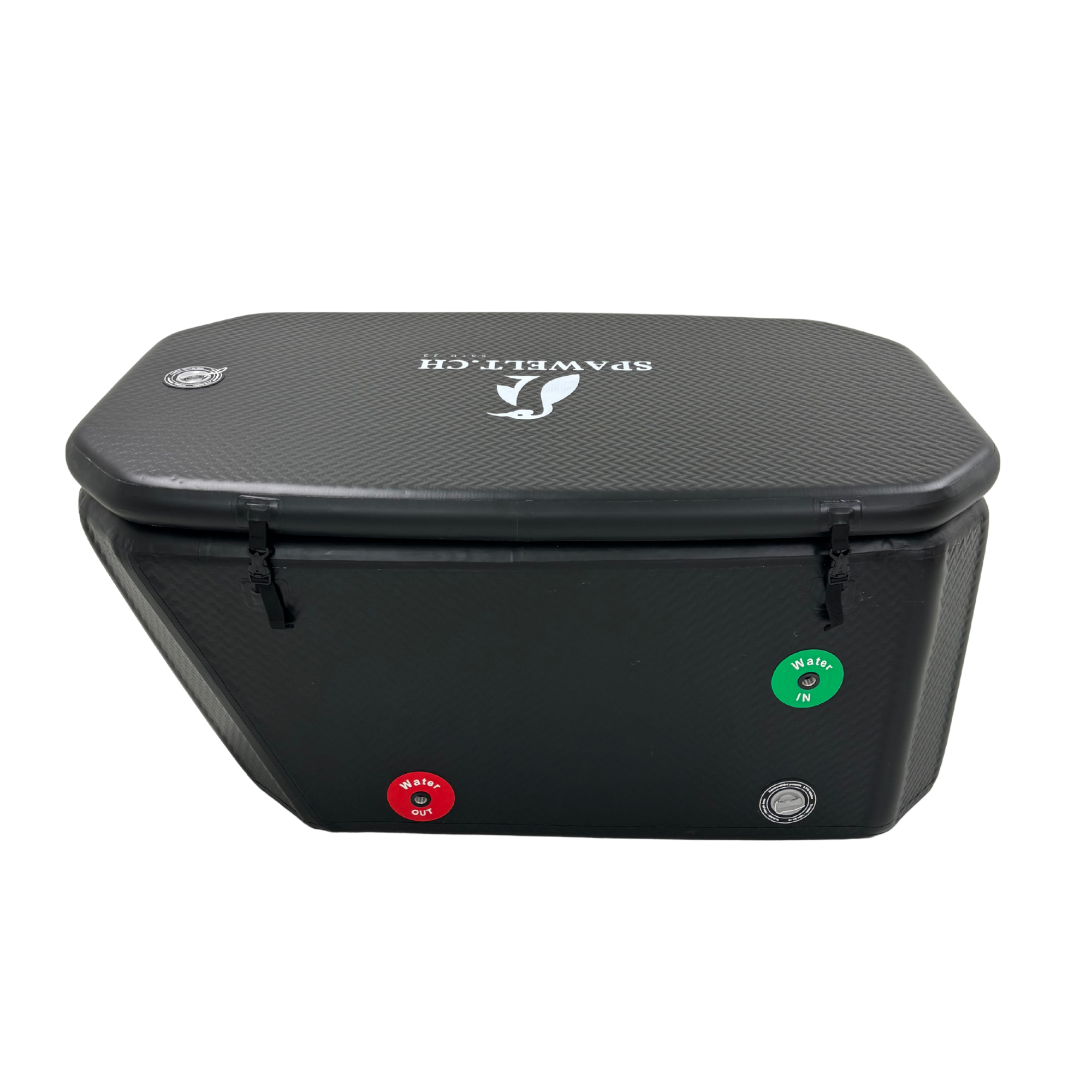 Ice Tub Pro 4 – Premium Eisbad Komplettset 350 L mit Hochleistungs-Chiller, Outdoor Cold Plunge & Zubehör