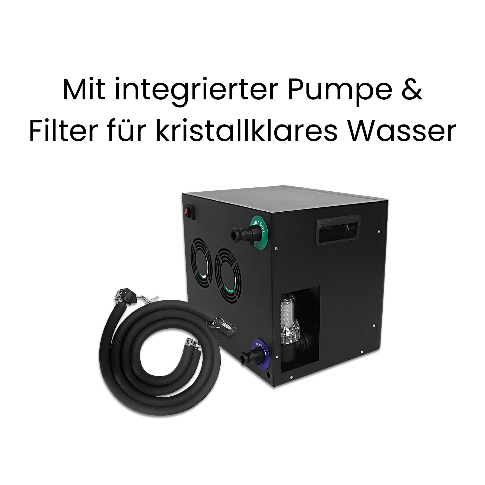 Ice Tub Pro 4 – Premium Eisbad Komplettset 350 L mit Hochleistungs-Chiller, Outdoor Cold Plunge & Zubehör