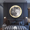 Wanddeko Wandbild mit Beleuchtung LED Starlight Moon 013