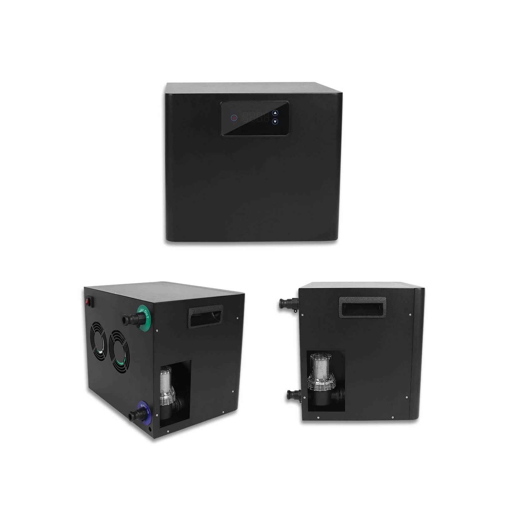 Ice Tub Pro 3 – Eisbad Komplettset 280L mit Chiller Eiskalt V2, Outdoor Cold Plunge mit App-Steuerung & Zubehör