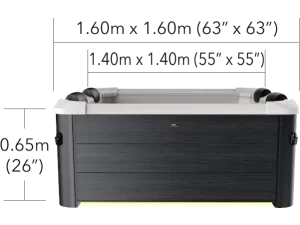 Mspa Whirlpool Oslo LED Sapphire 2025 160x160cm