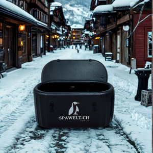 Eisbad für Kältetherapie - Ice Tub Pro 2 DWF Wanne frontal