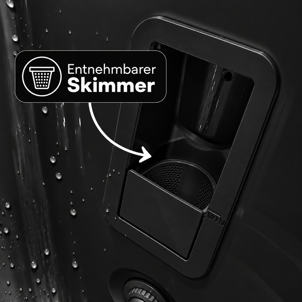 Ice Tub Athletic – Premium Eisbad, kommerzielles Eisbad in schwarz