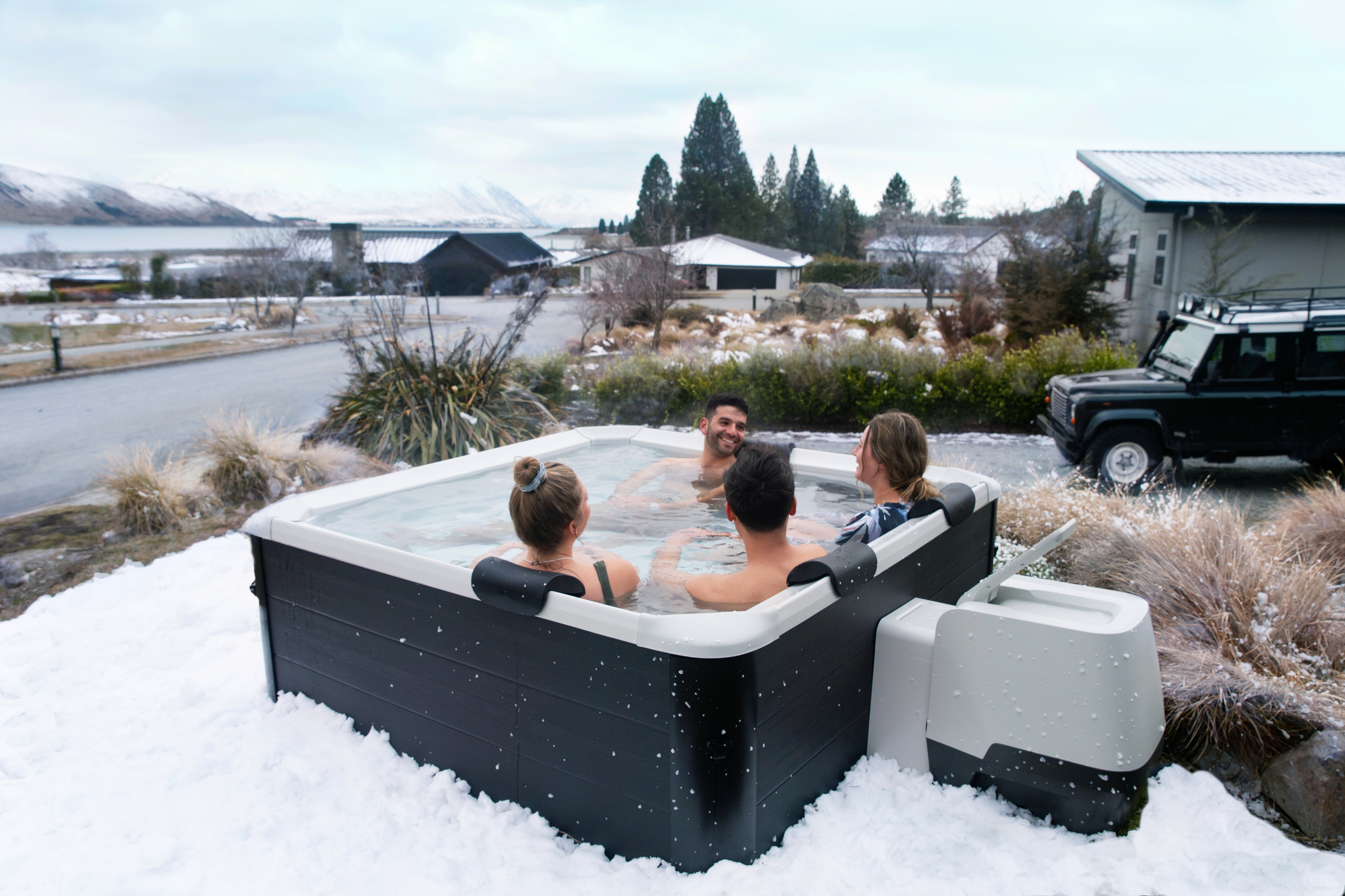 Mspa Whirlpool Oslo Aero PLUS XXL App Steuerung LED 2026 180x180cm