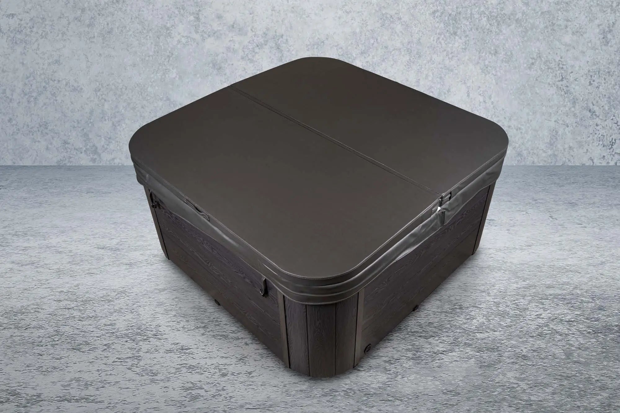 Outdoor Whirlpool, Jacuzzi schwarz / weiss Milano USA