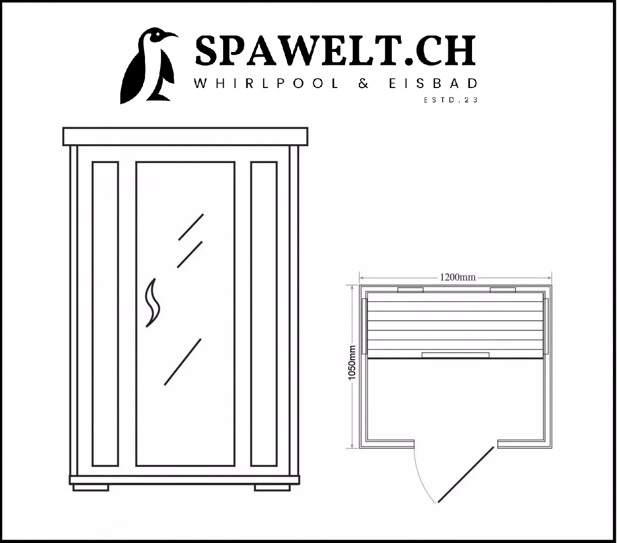 Infrarotkabine Victoria 2