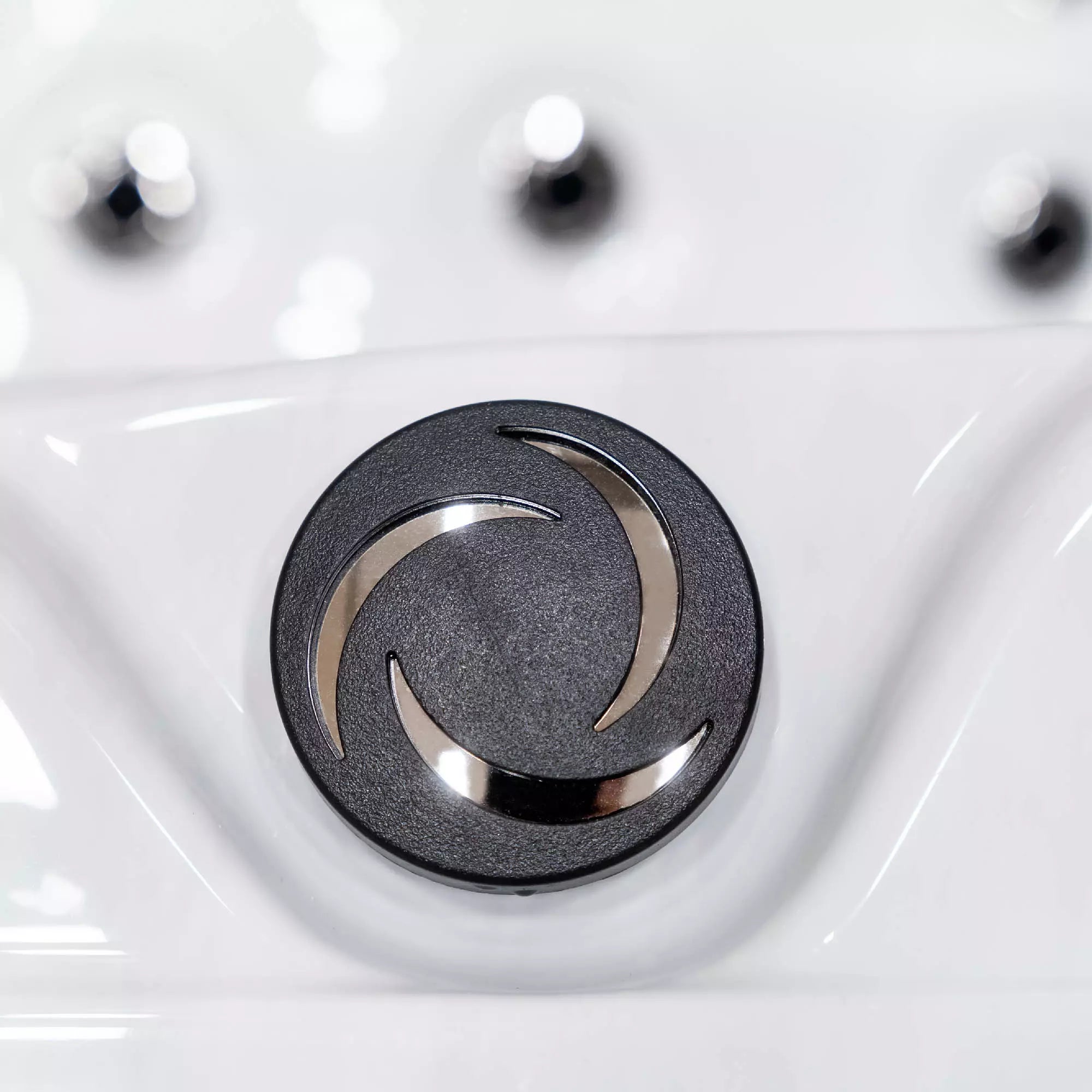 Outdoor Whirlpool, Jacuzzi schwarz/weiss Torina USA