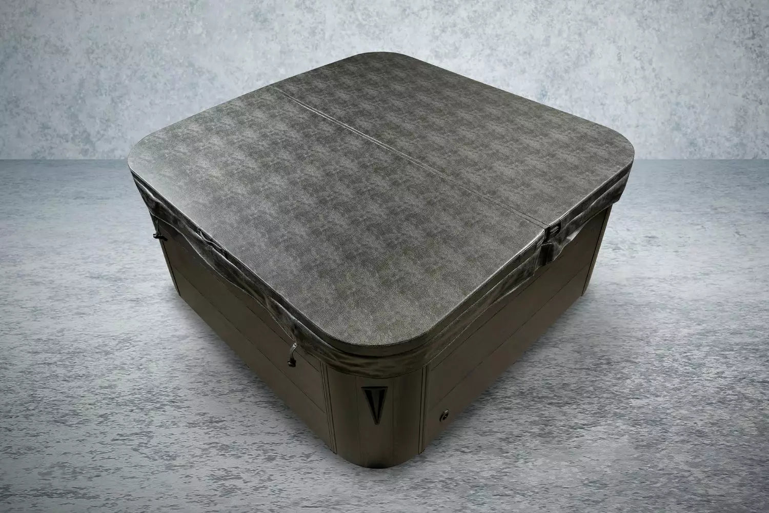 Outdoor Whirlpool, Jacuzzi, Hot Tub blau / schwarz Modena USA