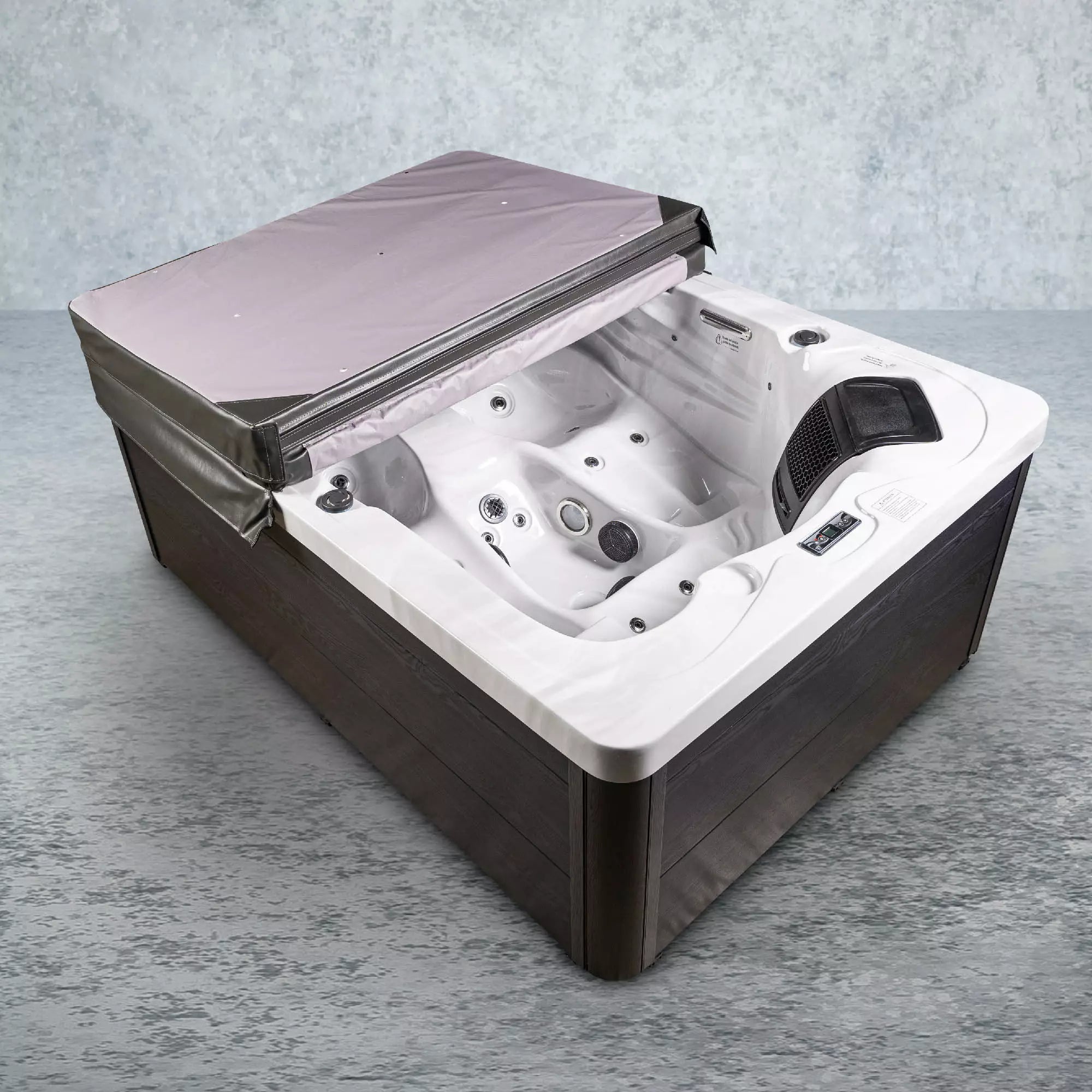 Outdoor Whirlpool, Jacuzzi schwarz/weiss Torina USA